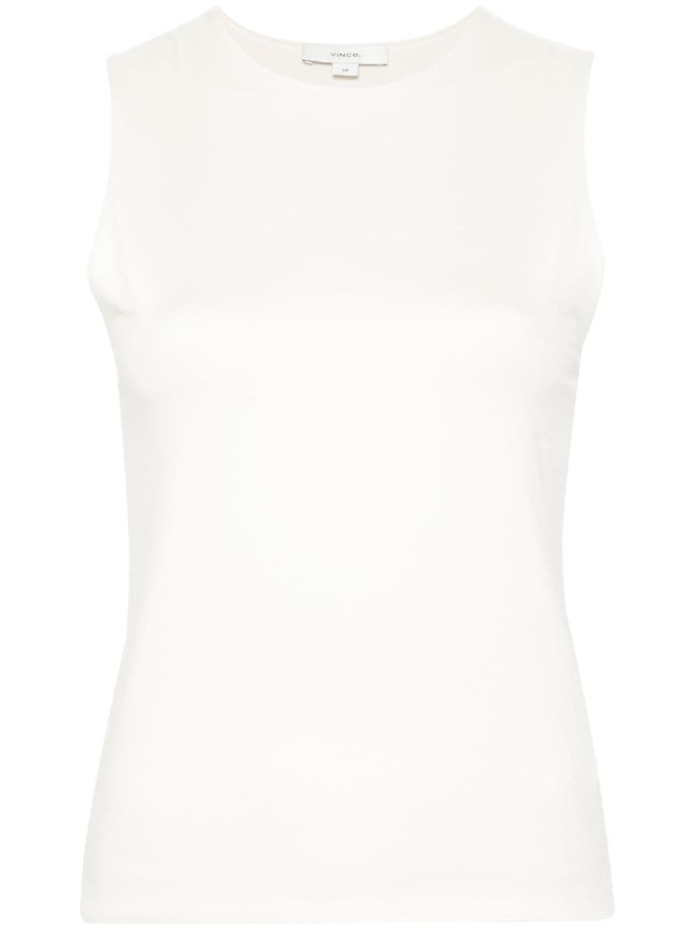 sleeveless double-layer top - 1