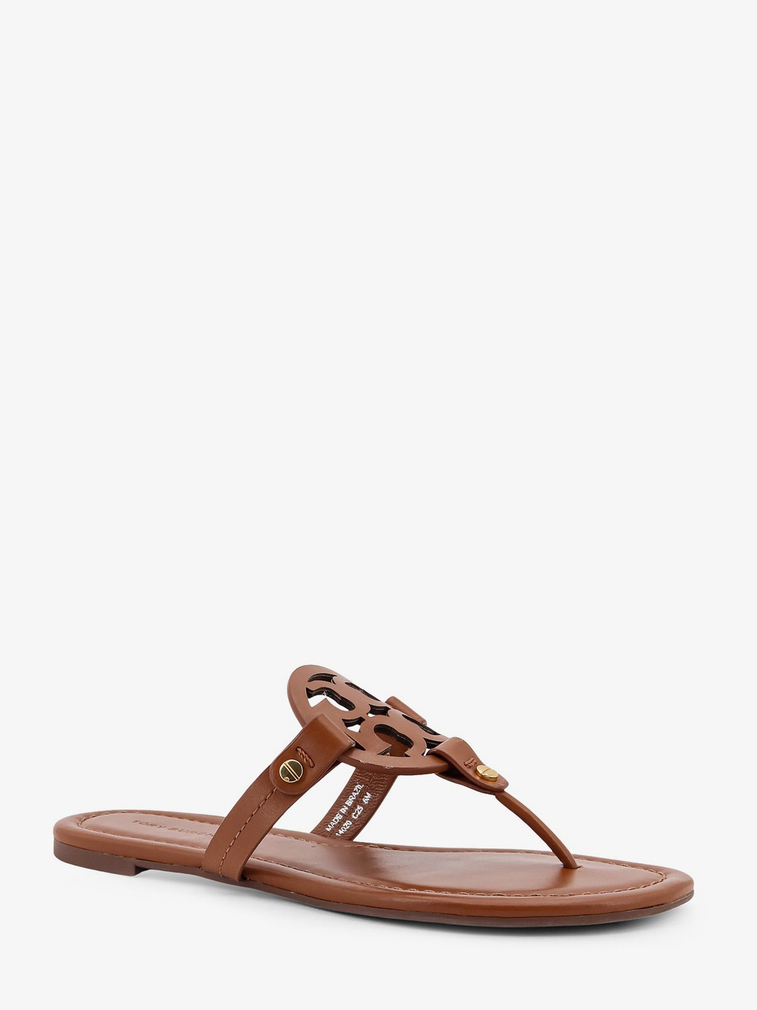 TORY BURCH - Tory Burch Miller Leather Thong Sandals - 2
