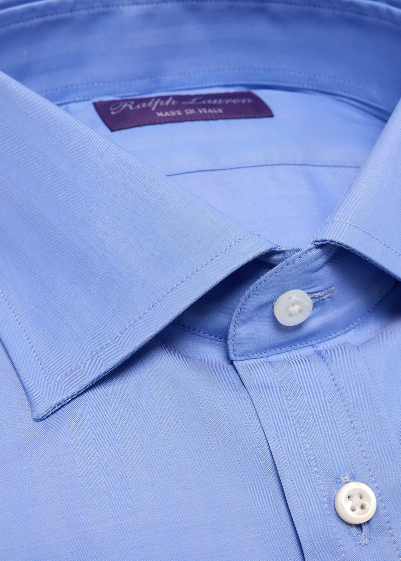 Ralph Lauren Men's Aston Herringbone Dress Shirt outlook