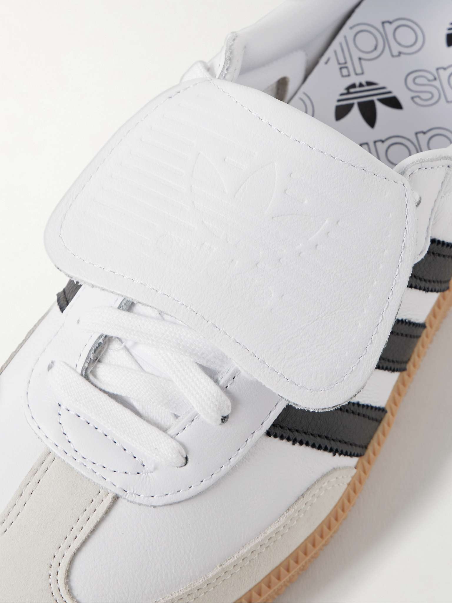 Samba LT Nubuck-Trimmed Leather Sneakers - 6