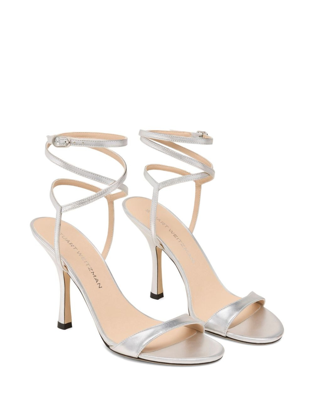 wrap leather sandals - 2