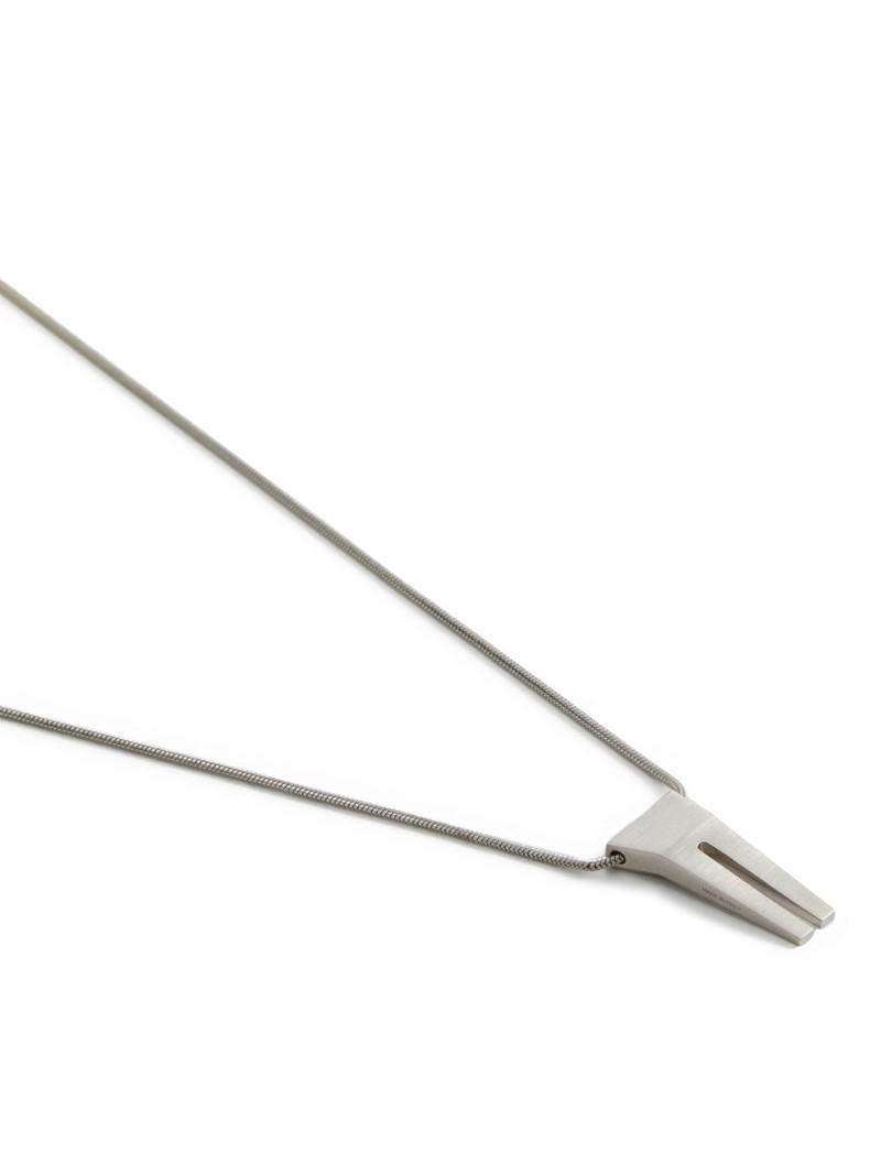 Silver Porterville Mini Open Trunk Charm Necklace 3