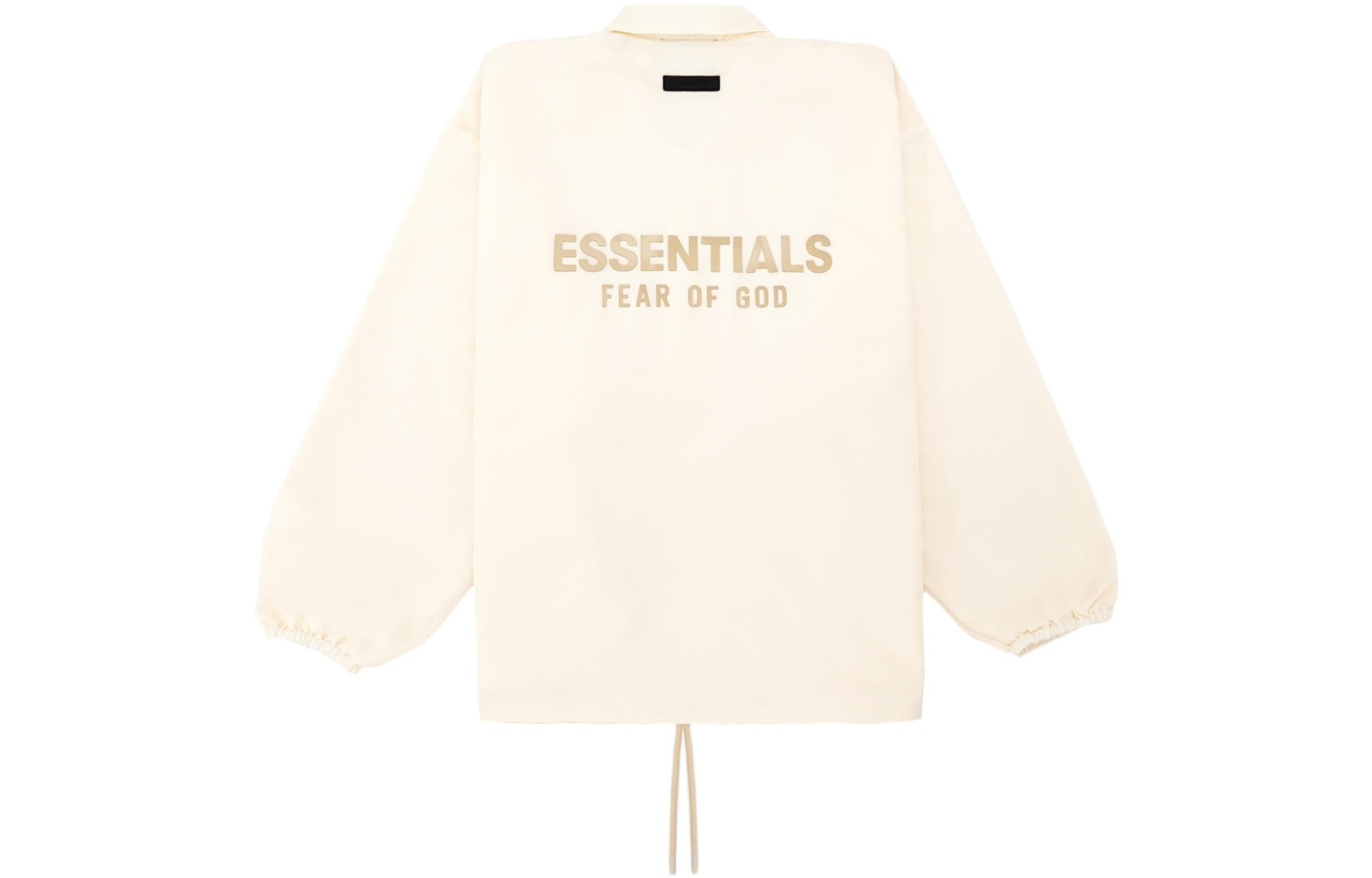 Fear of God Essentials FW23 Coaches Jacket 'Cloud Dancer' 202BT232011F - 3