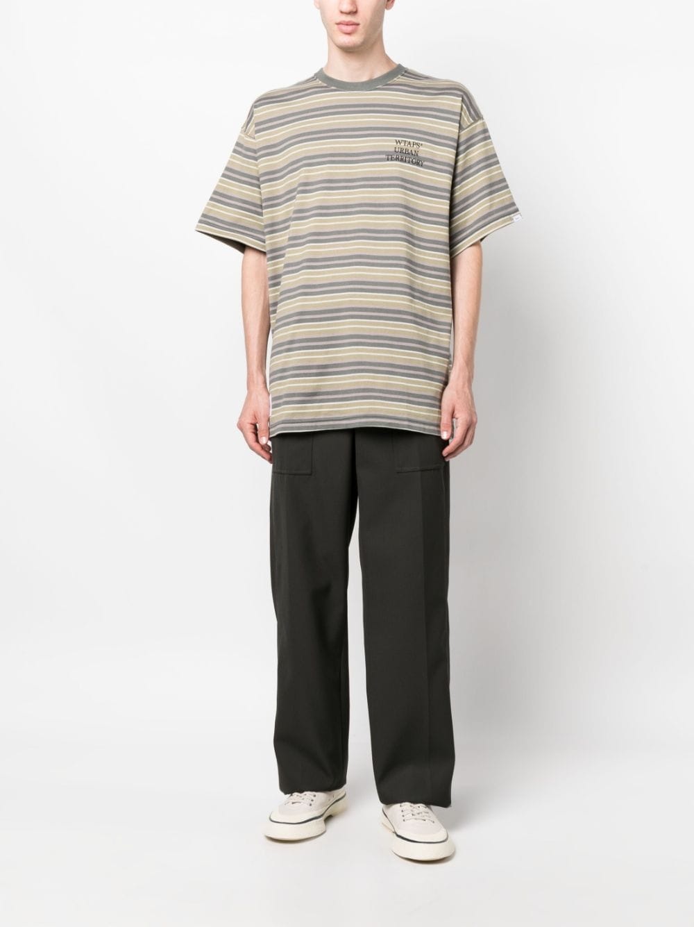 striped cotton T-shirt - 2