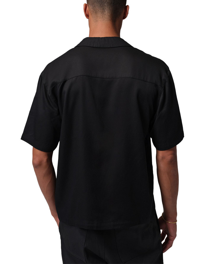 Jordan Brookyln Bowling Shirt Black outlook