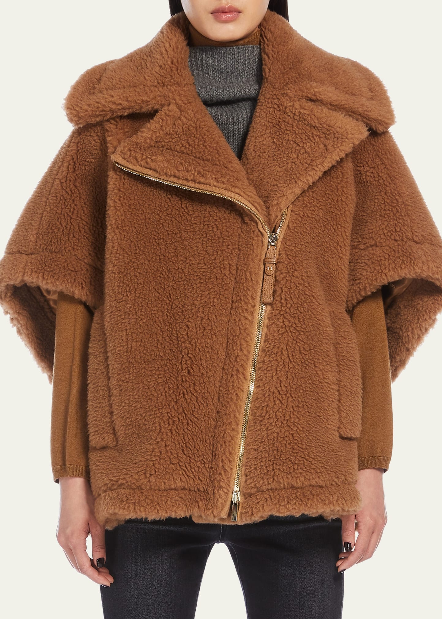 New Manto Wool-Blend Cape - 2