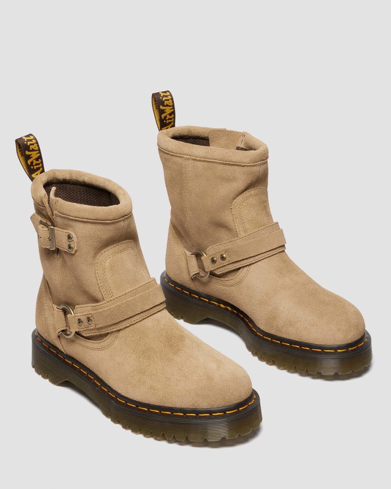 Anistone Harness Suede Biker Boots 5