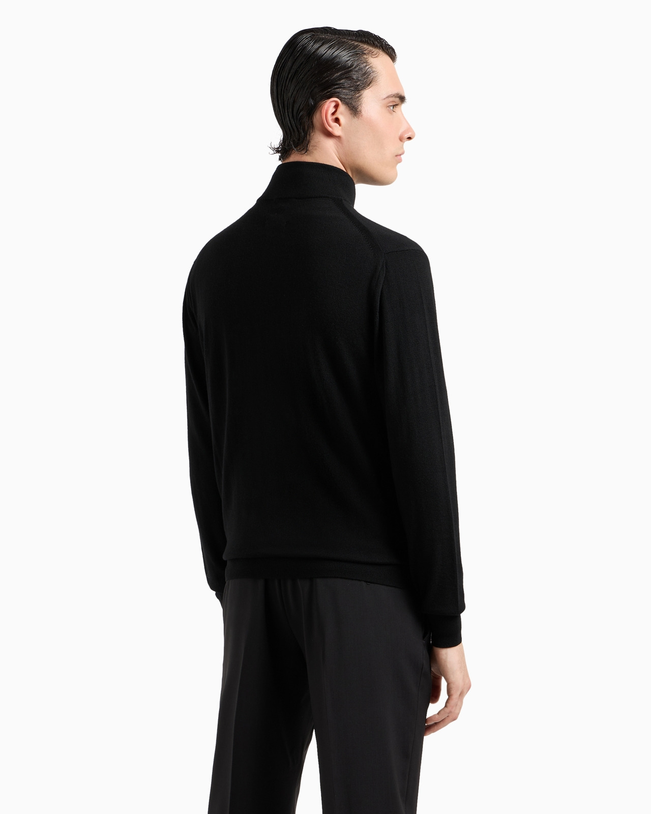 Virgin-wool full-zip cardigan - 3