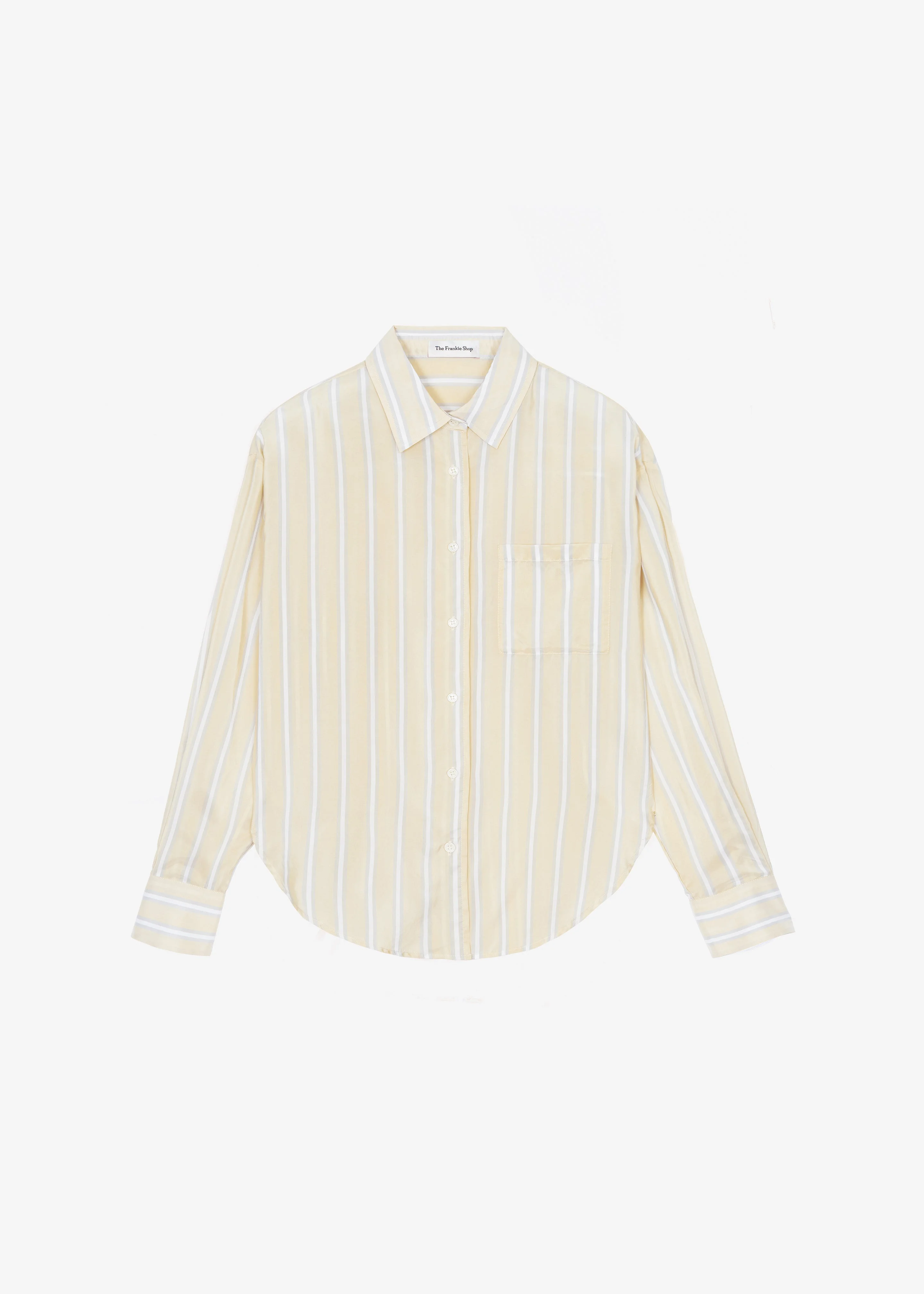 Peri Fluid Shirt - Yellow/White Stripe - 1