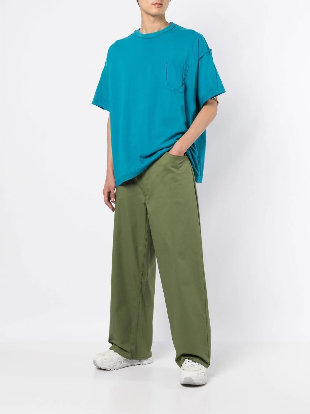 straight-leg trousers - 2