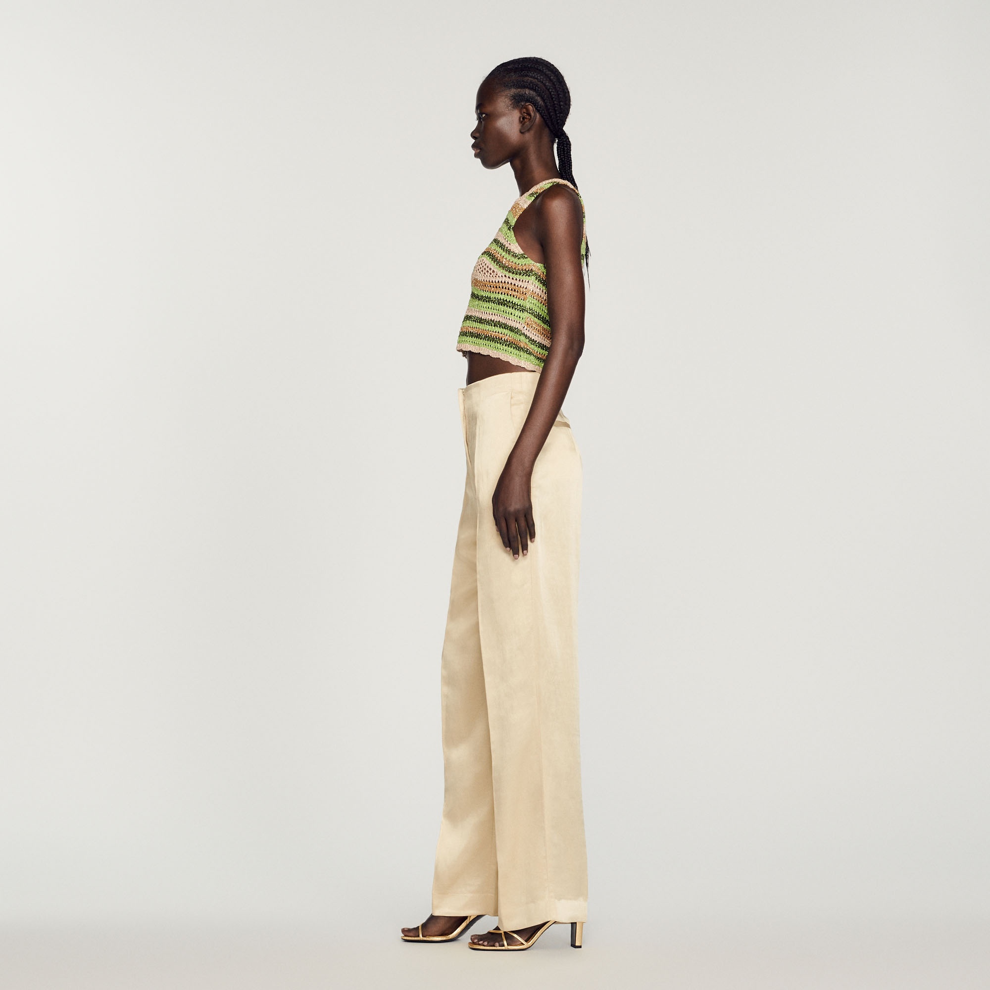 High-waisted pants - 7