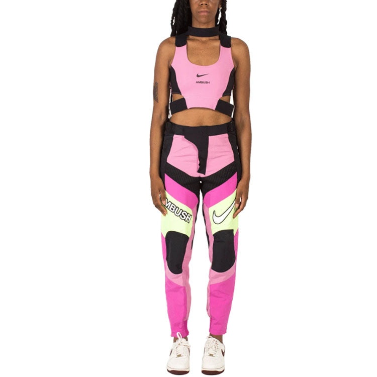 (WMNS) Nike x AMBUSH Motorcycle Pants 'Active Fuchsia' CW8001-623 - 3
