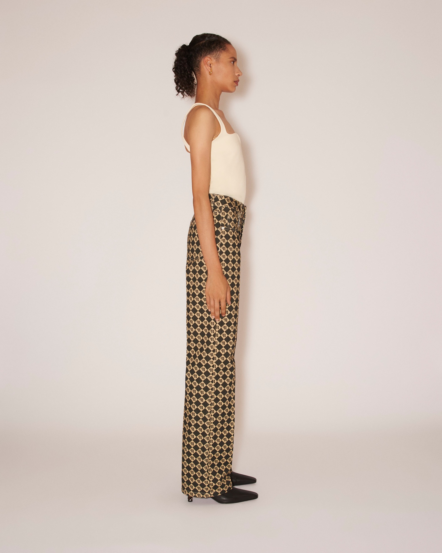 BASMA - Checkered denim - Diamond - 3