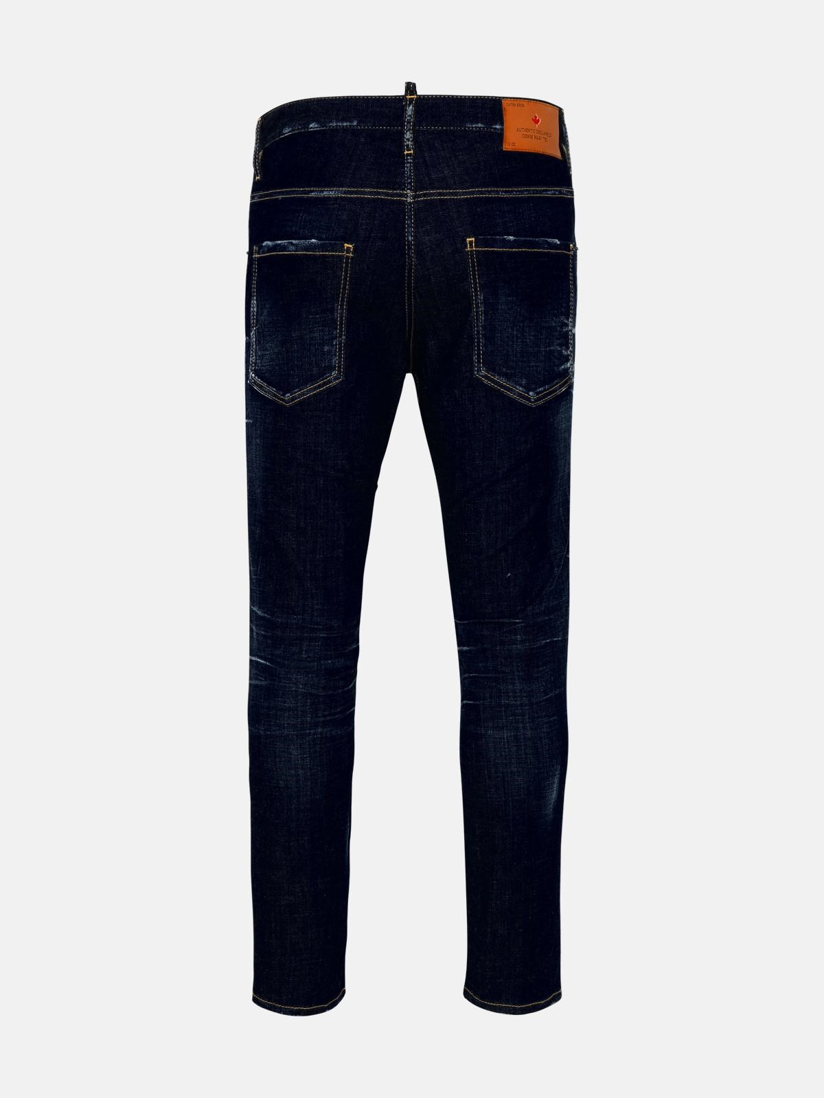 BLUE COTTON SKATER JEANS - 3