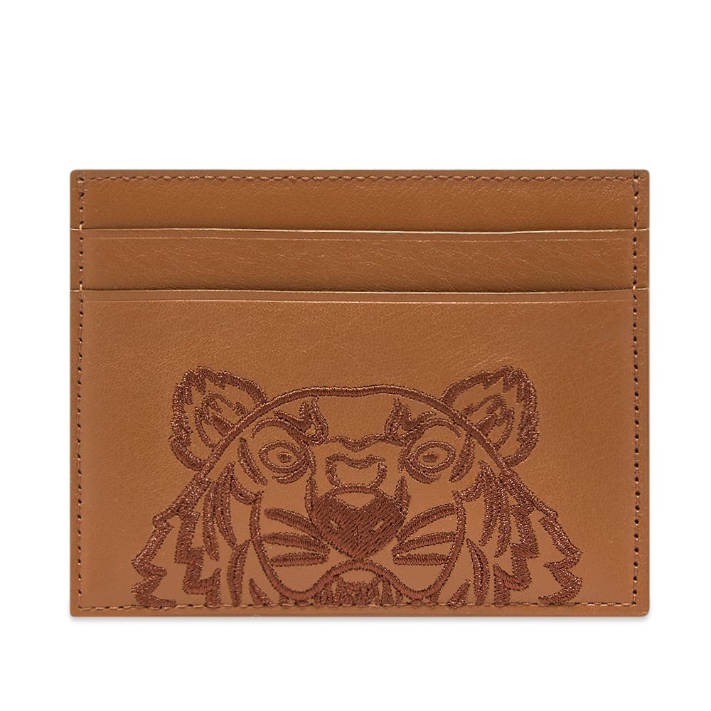 Kenzo Large Embossed Leather Tiger Card Holder - 1