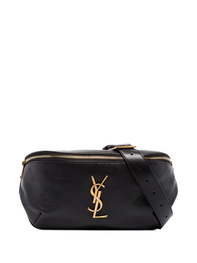 CASSANDRE CLASSIC belt bag in grain de poudre embossed leather, Saint  Laurent