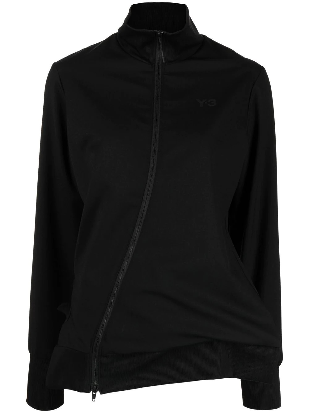 asymmetric zip sweatshirt - 1