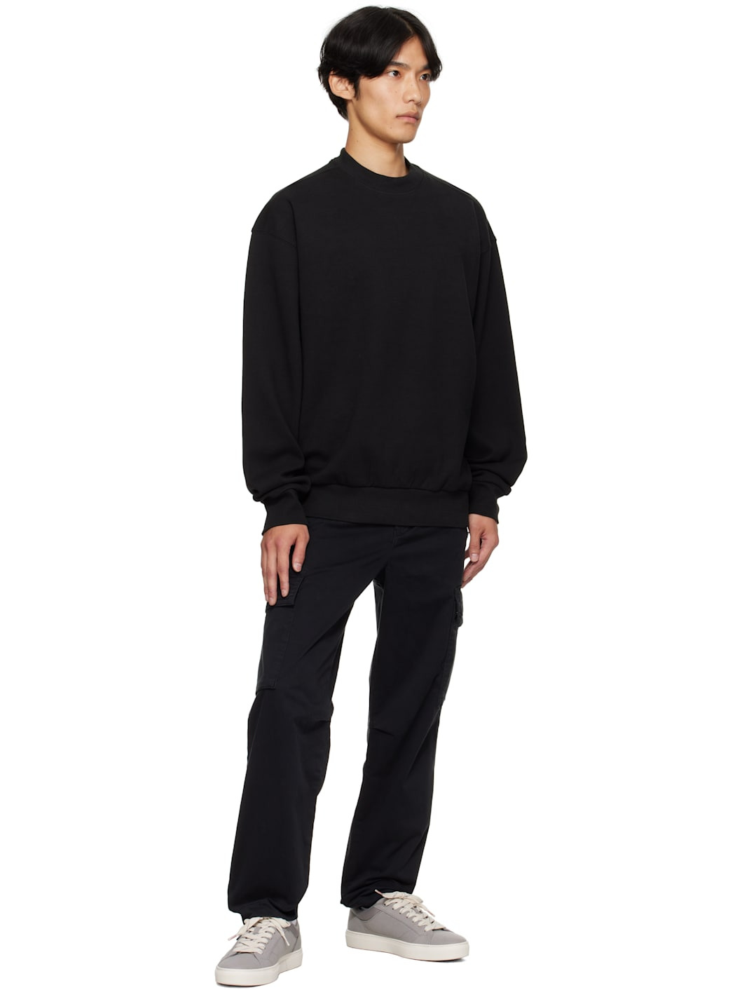 Black Oversized-Fit Sweatshirt - 4