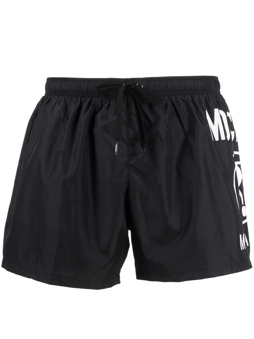 logo print swim shorts - 1