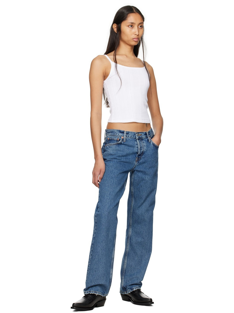 RE/DONE White Hanes Edition Varigated Jolie Camisole outlook