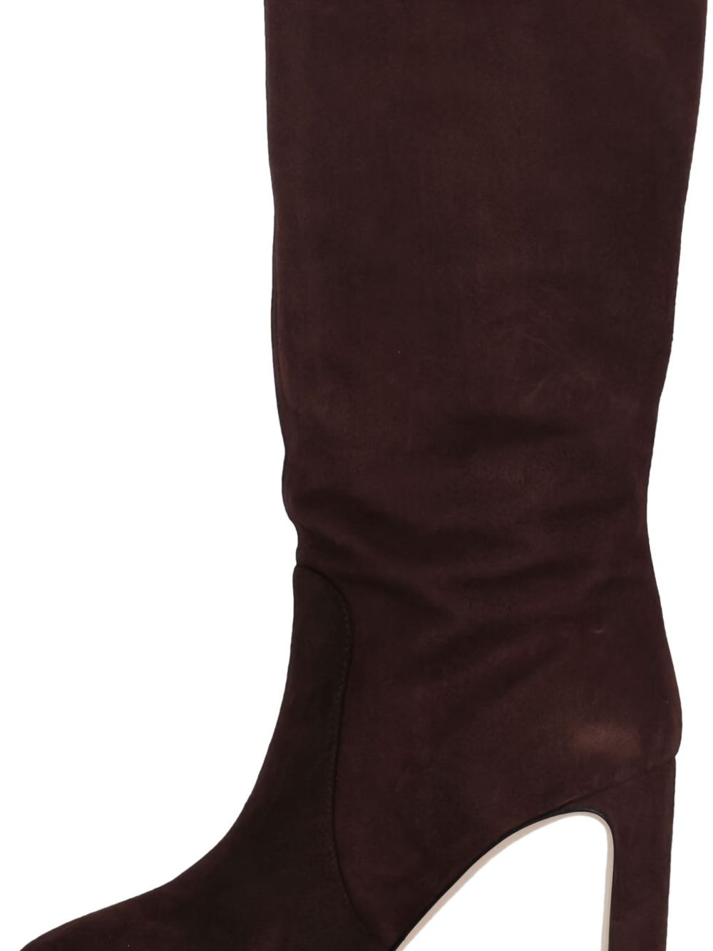 85mm block-heel suede boots - 5