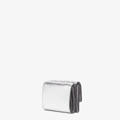 FENDI Silver leather wallet outlook