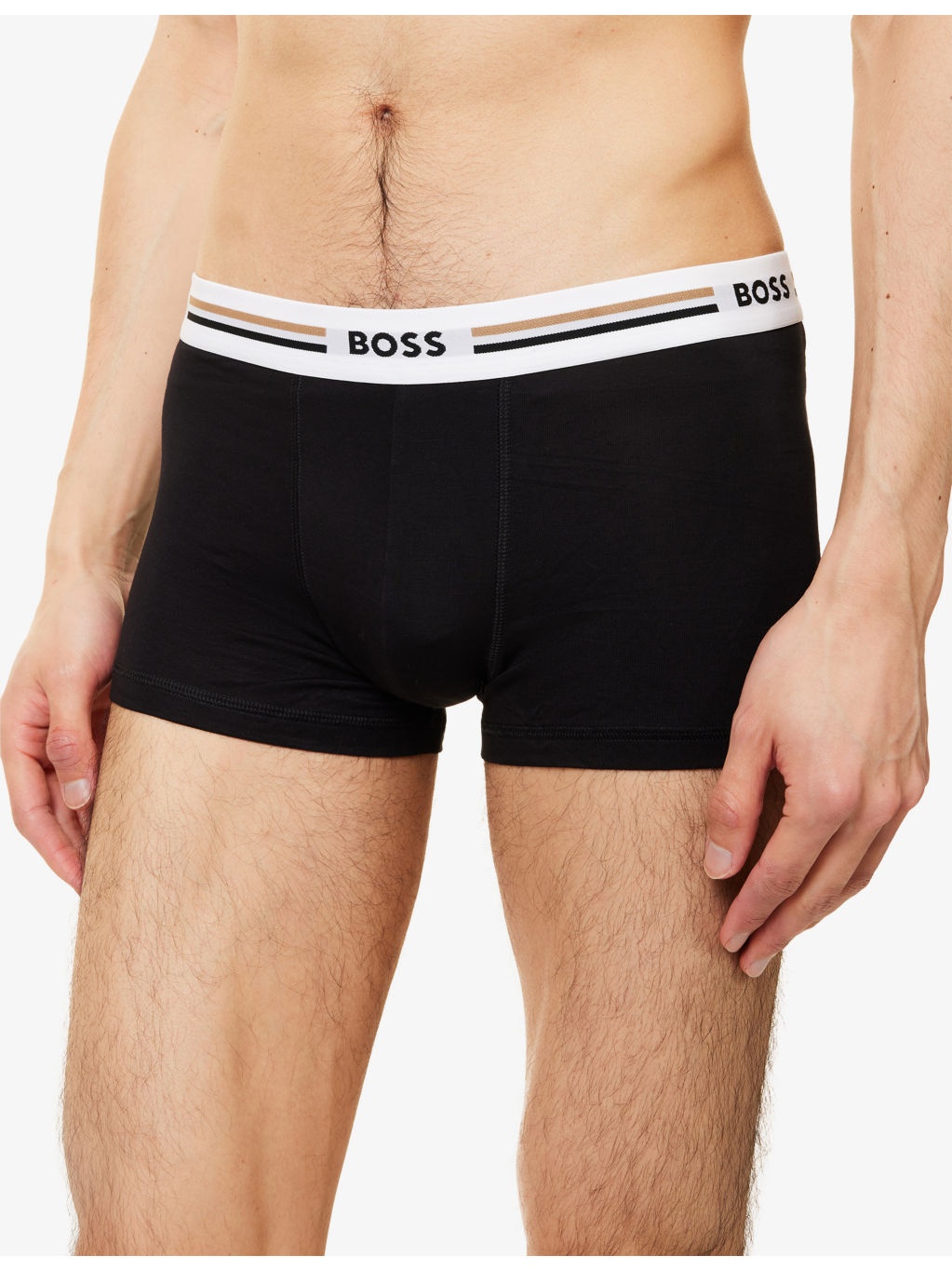 Revive Logo-Waistband Pack Of Three Stretch-Woven Boxer Trunks - 4