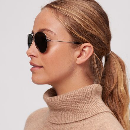 Aviator Large Metal Polarized Sunglasses - 2