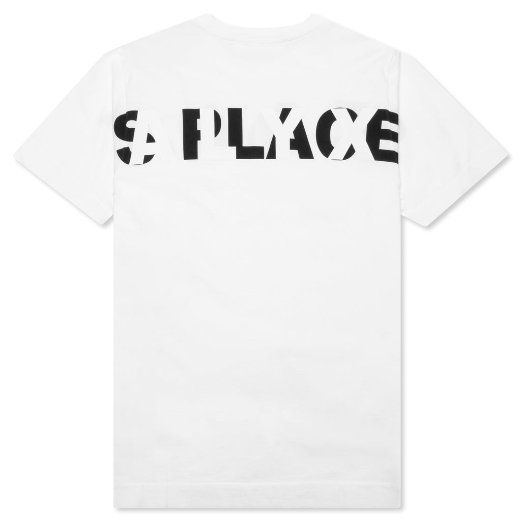 INVERTED LOGO S/S TEE - WHITE - 2