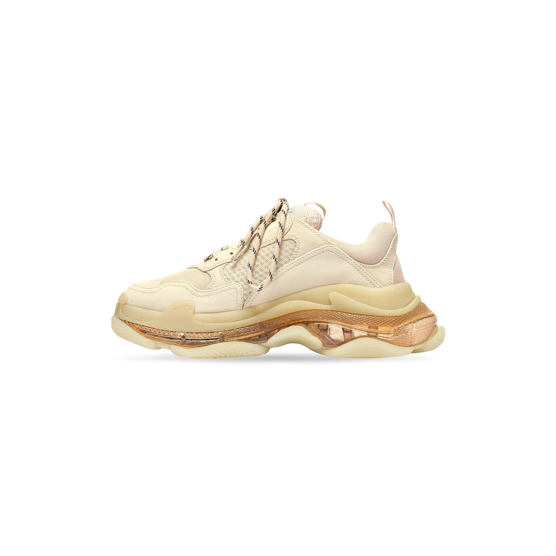Women's Triple S Clear Sole Sneaker in Beige - 3