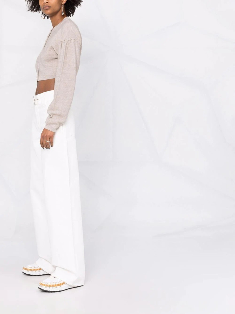 wide-leg denim jeans 6