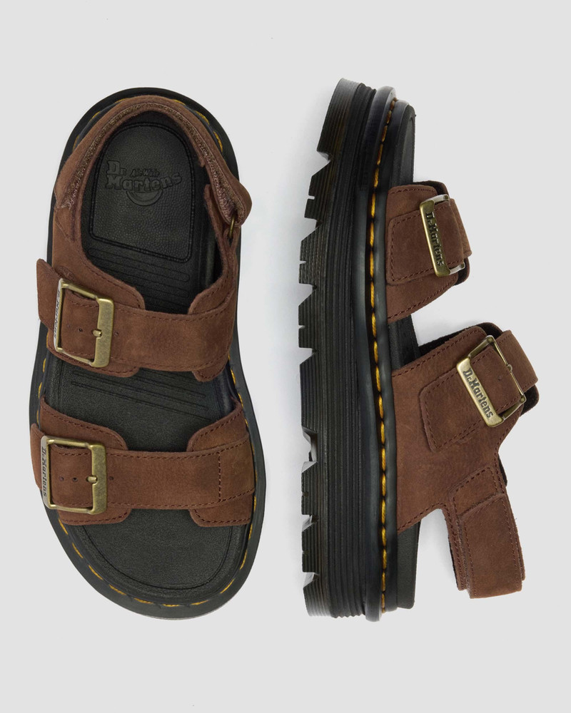 Dr. Martens Zebzag Sandal Nubuck Platform Sandals outlook