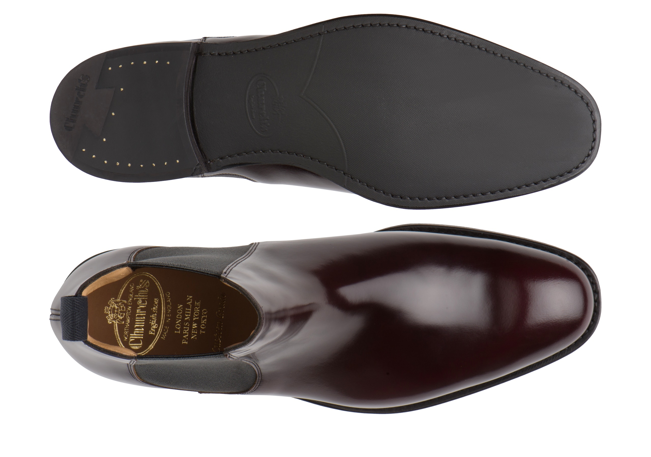 Amberley ^ r
Polished Binder Chelsea Boot Burgundy/asphalt - 3