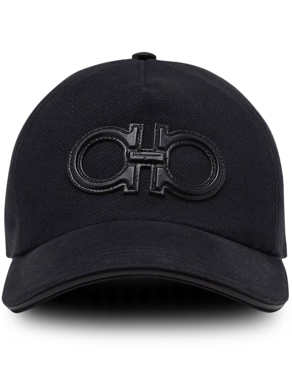 leather-patch logo cap - 1