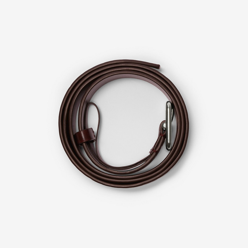Burberry Leather B Buckle Belt outlook