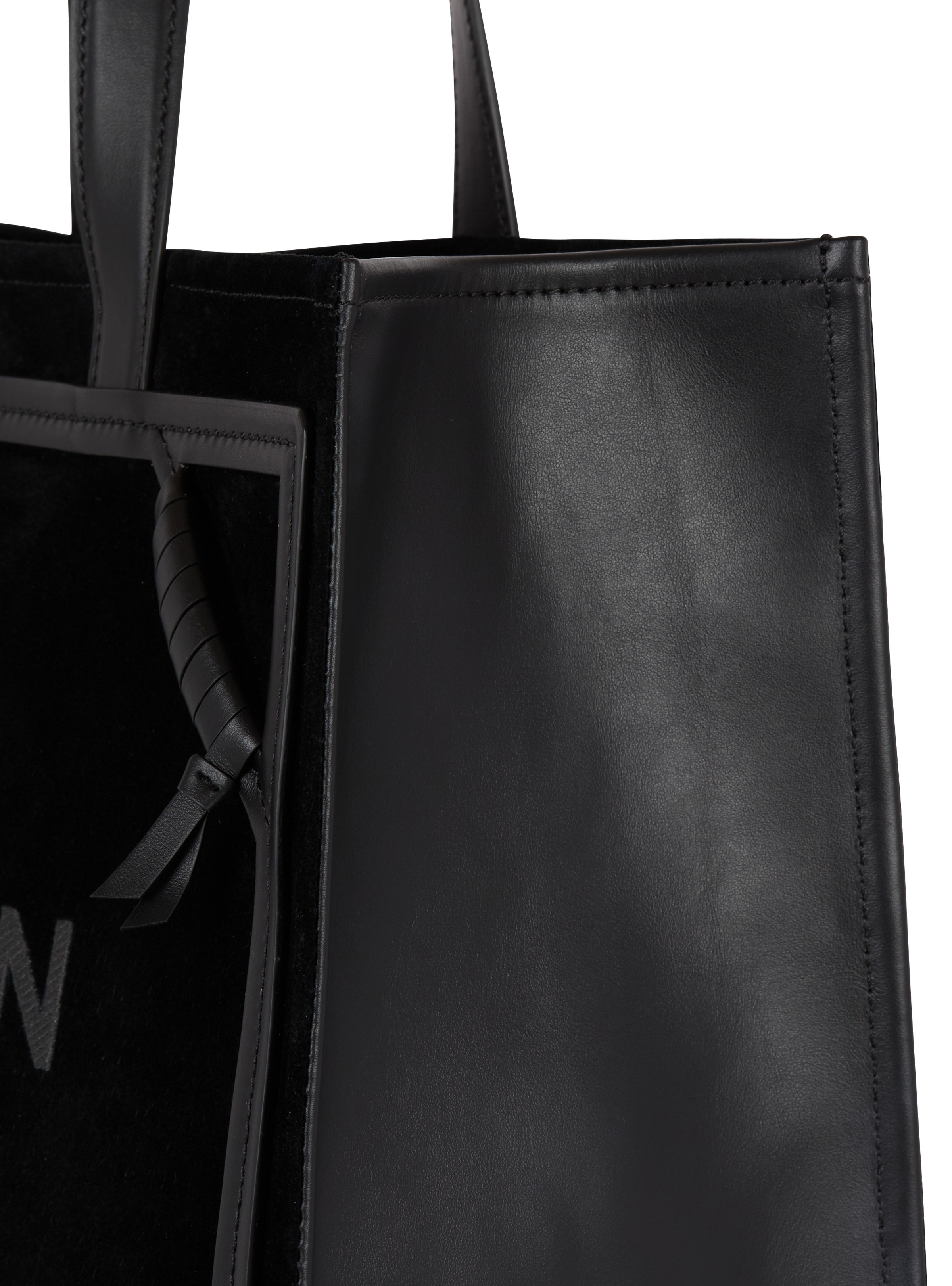 Medium suede B-Army tote bag - 5