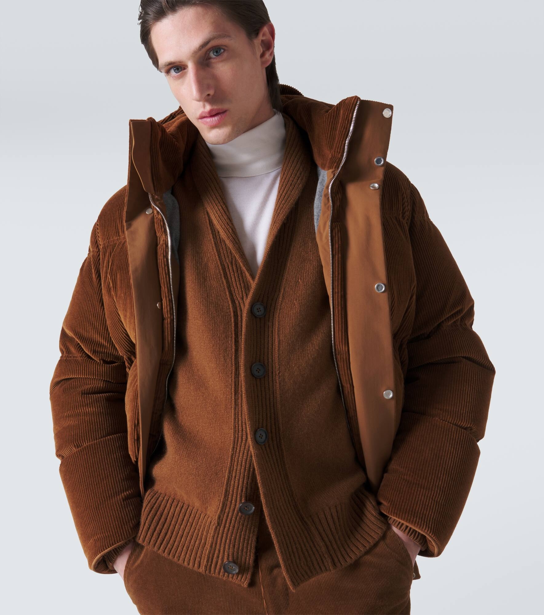 Cashmere and mohair cardigan - 5
