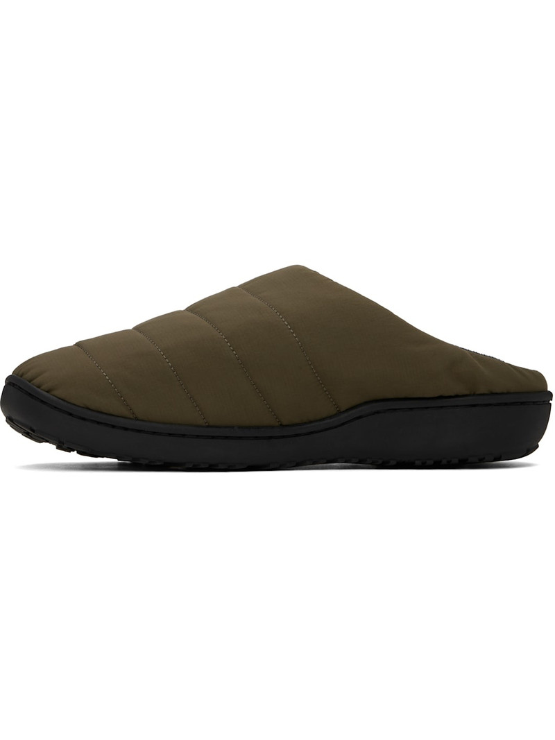 A.P.C. Khaki SUBU Edition F-Line Slippers outlook