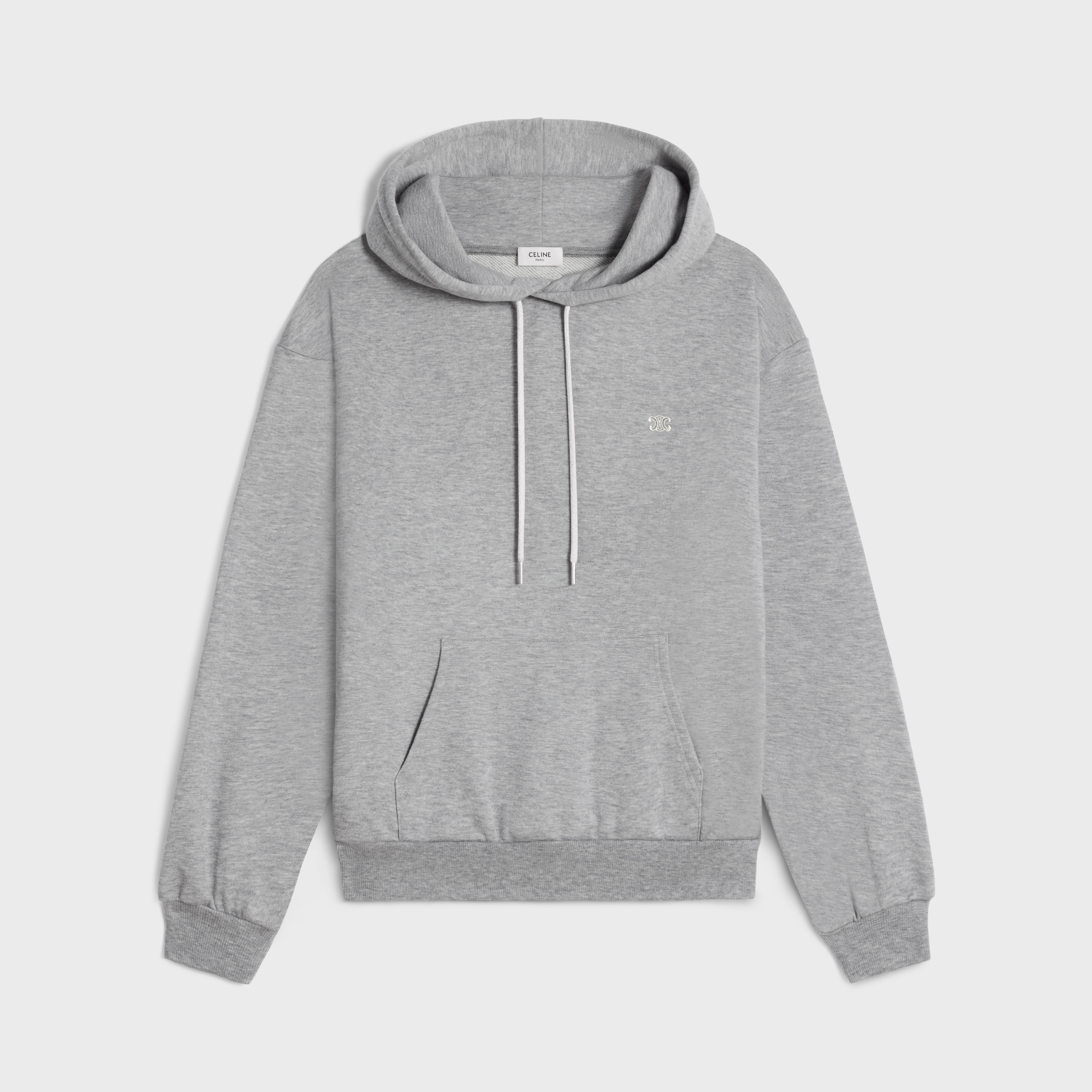 COTTON/CASHMERE TRIOMPHE HOODIE - 1