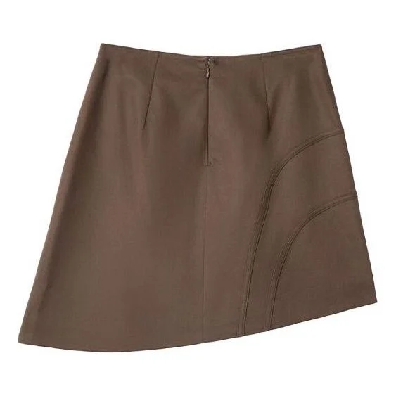 (WMNS) Puma Own The Spotlight Skirt 'Brown' 628229-13 - 1