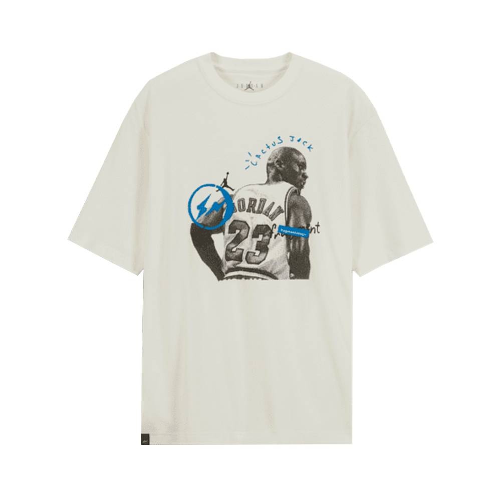 Air Jordan x Travis Scott x Fragment Short-Sleeve Tee 'White' - 1