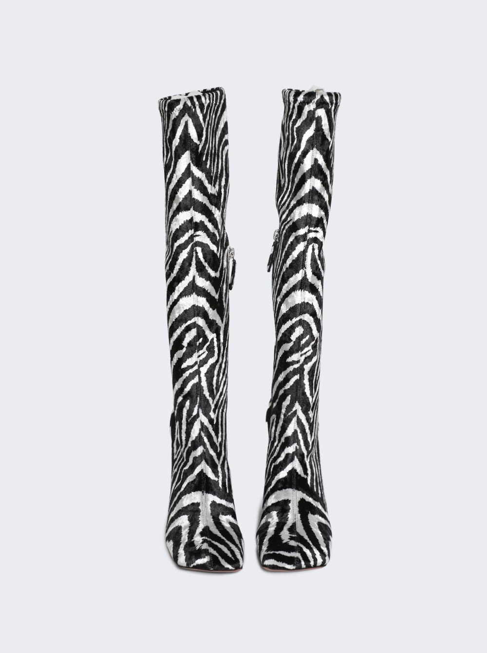 Marine Stretch Velvet Boot Zebra - 3
