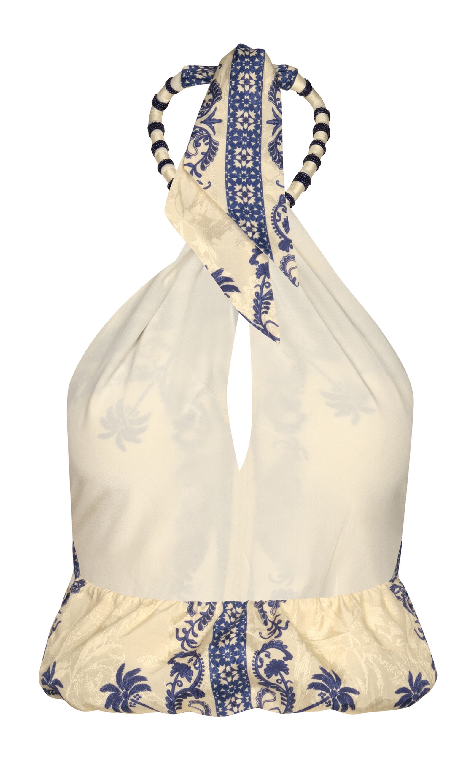 Cantos Andaluz Crepe Halter Top multi - 3