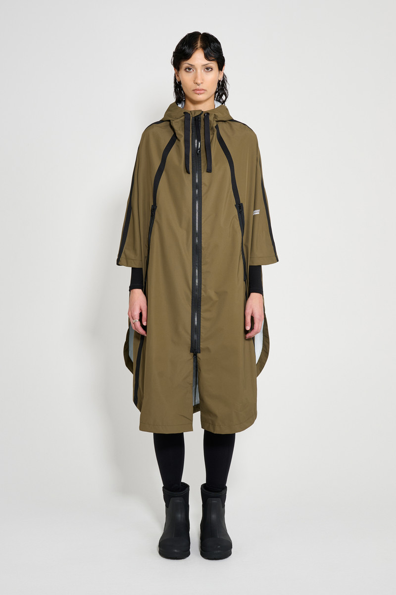Concert Tape Poncho Green 1