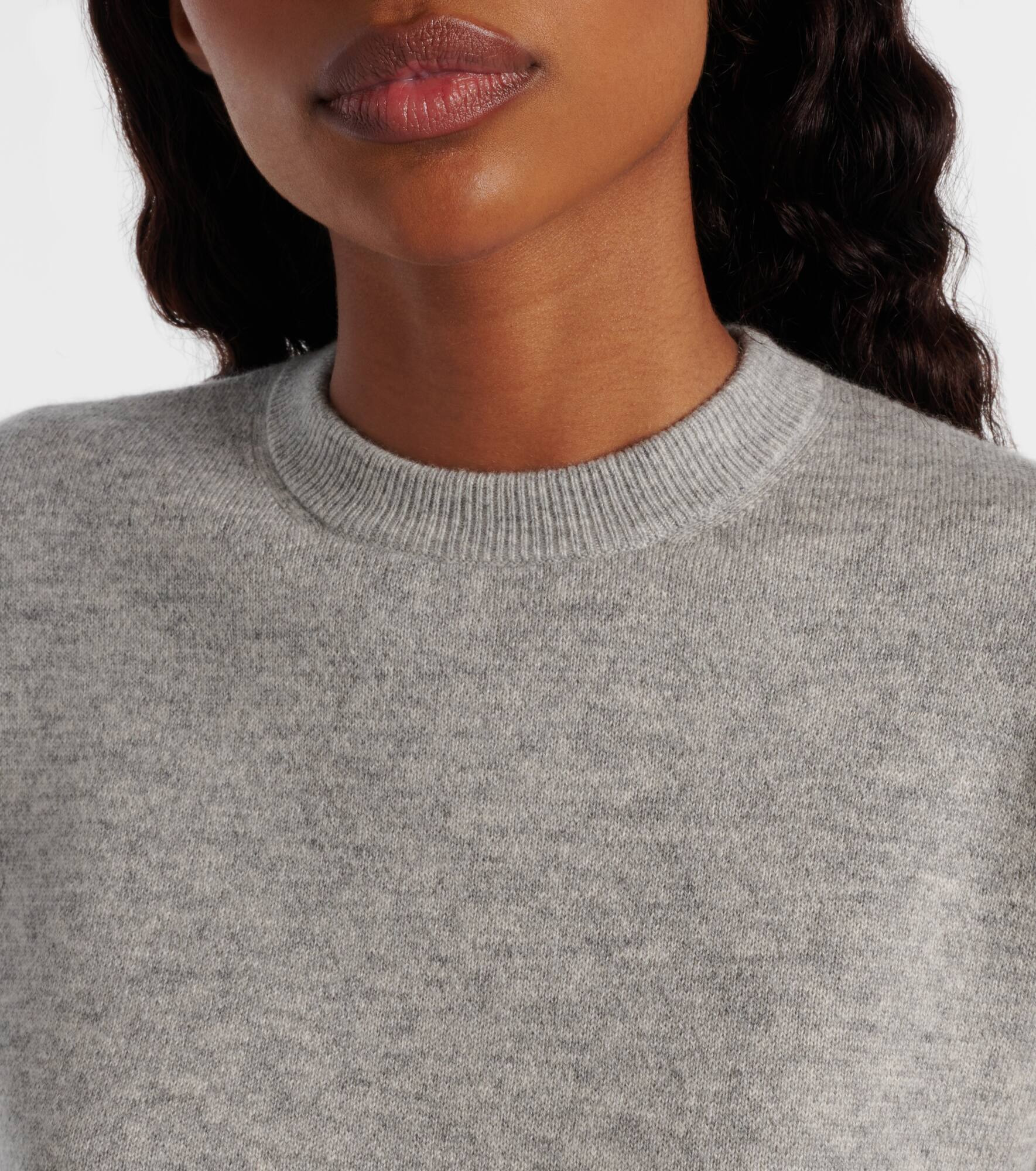 Knitted wool and cashmere-blend T-shirt - 4