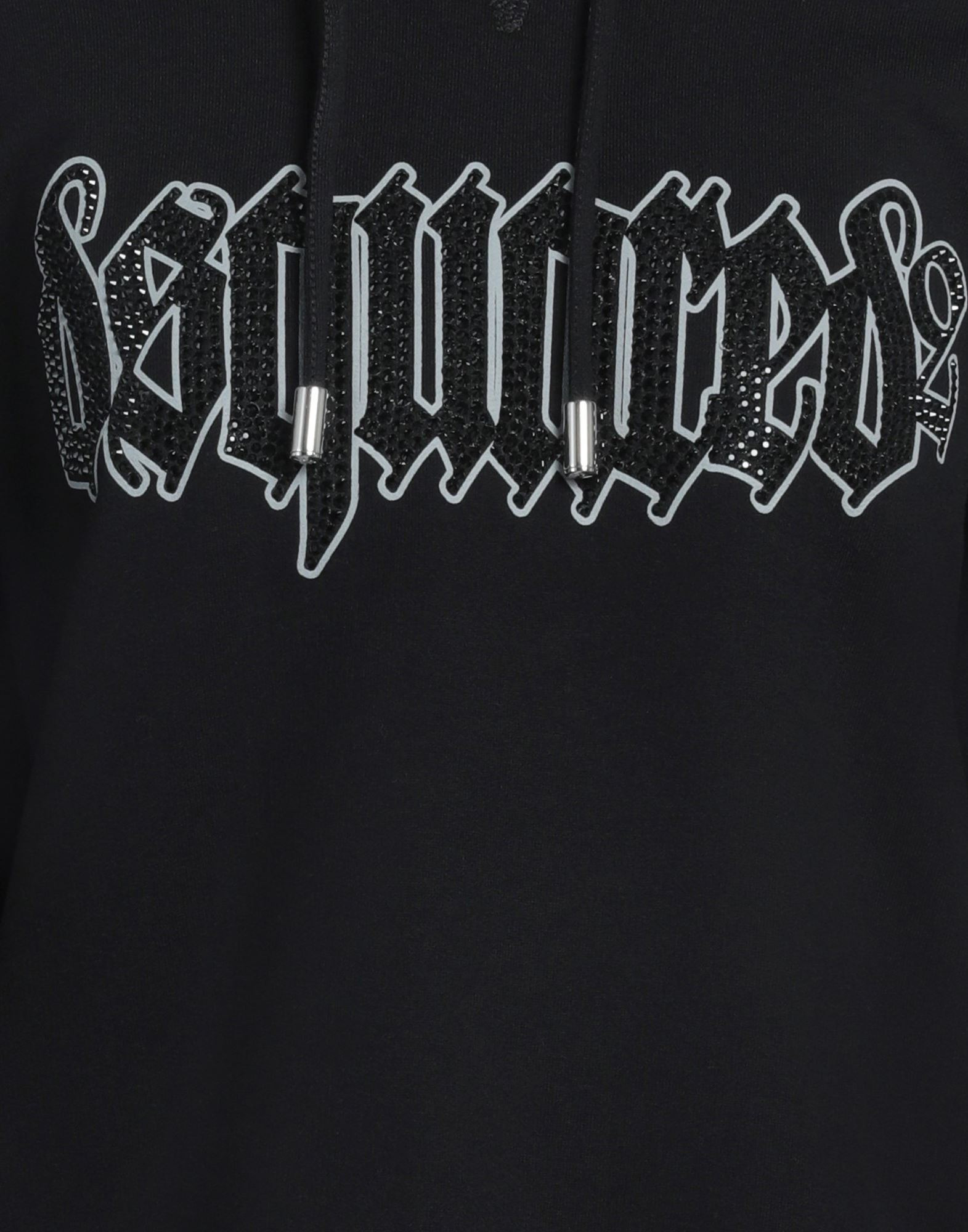 Black Women's Hooded Sweatshirt - 4
