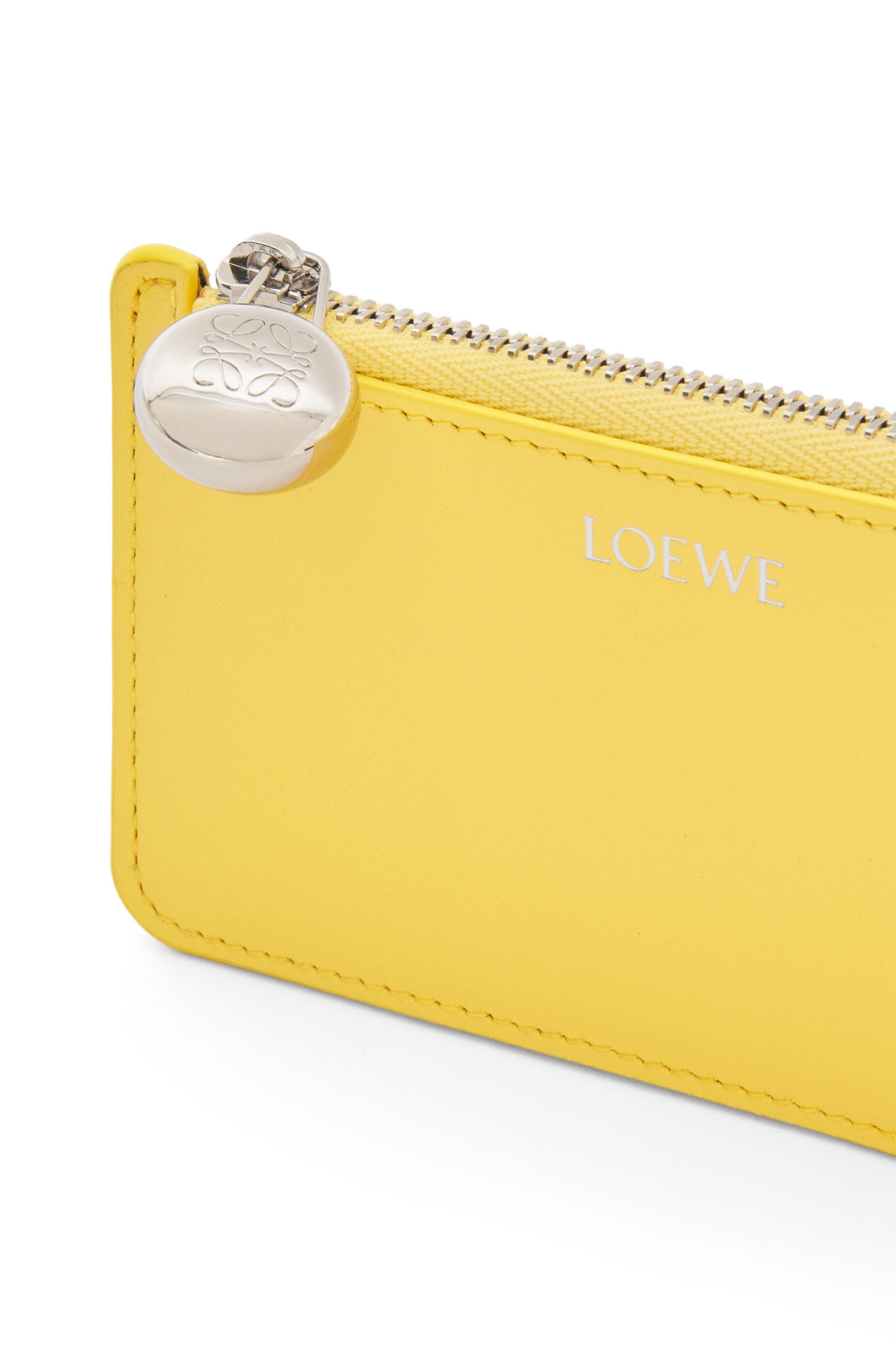 Pebble coin cardholder in shiny nappa calfskin - 4