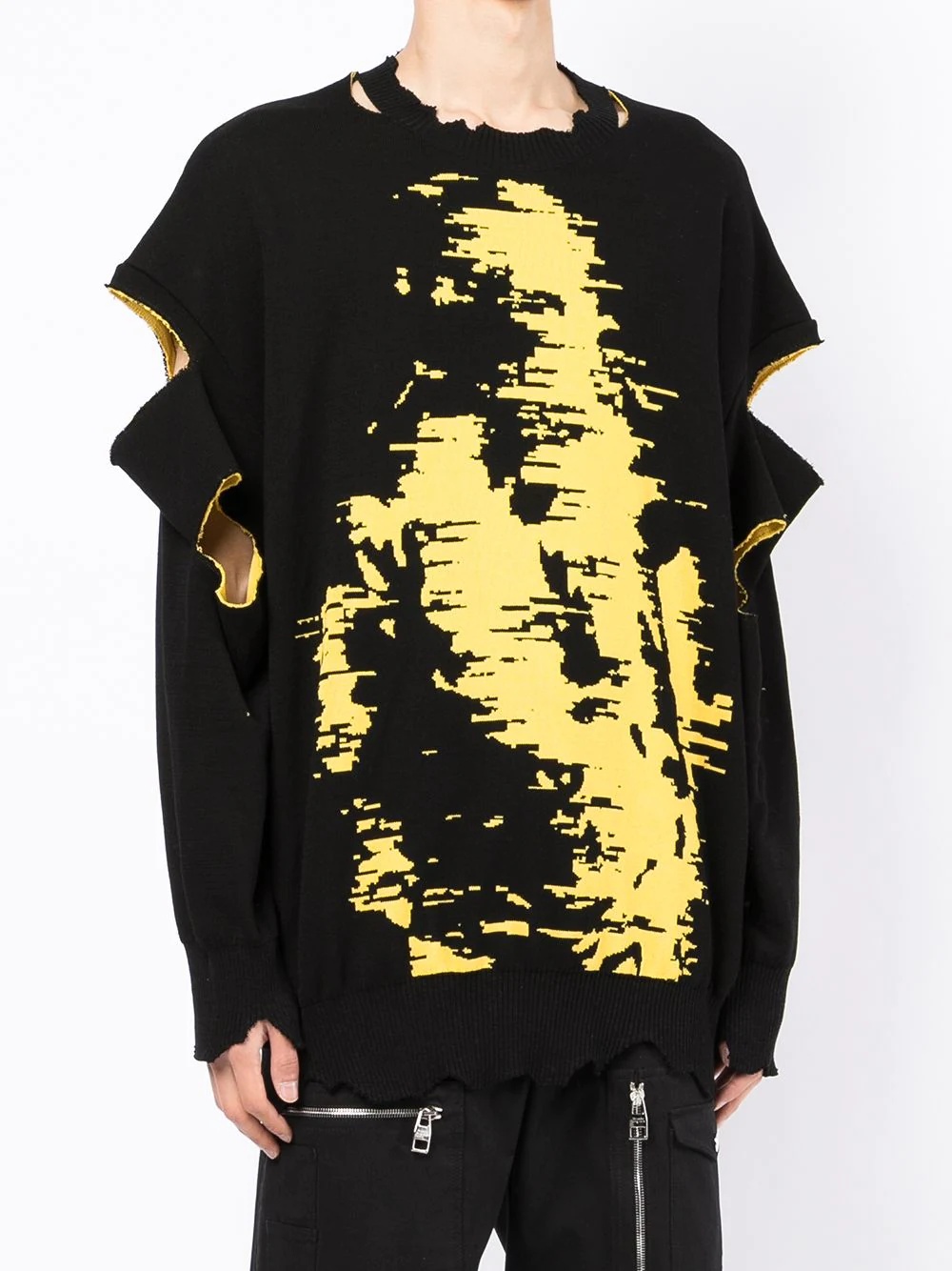 graphic-print crew neck sweatshirt - 3