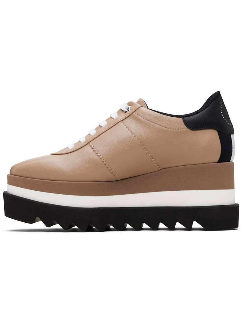 Stella McCartney Taupe Sneak-Elyse Platform Sneakers outlook