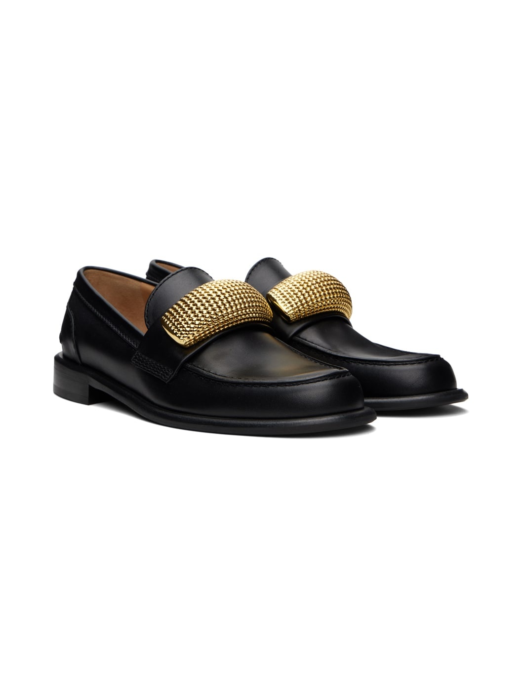Black Popcorn Loafers - 4
